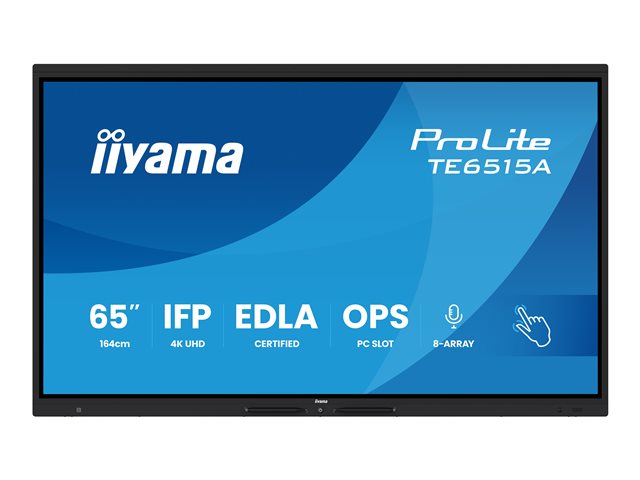 65\W IFP 40-Points Bonded DeepContrast IR? 4K UHD IPS AG. Integrated iiWare 21E (Google EDLA