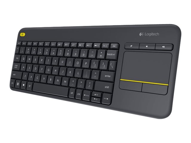 Logitech Wireless Touch Keyboard K400 Plus - Keyboard - wireless - 2.4 GHz - English