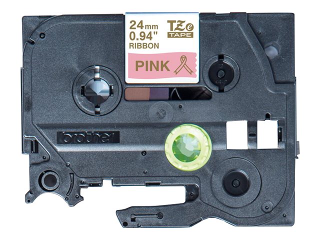 Brother TZe-RE54 - Satin - gold on pink - Roll (2.4 cm x 4 m) 1 cassette(s) ribbon tape - for Brother PT-D600, P-Touch PT-3600, D600, D800, E550, P750, P900, P950, P-Touch EDGE PT-P750