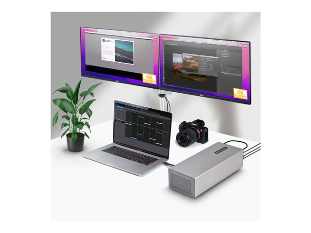 StarTech.com Thunderbolt 3 PCIe Expansion Chassis, Enclosure Box W/Dual PCI-E Slots, External PCIe Slots for Laptops/Desktops/All-In-Ones, 8K/4K Output Via TB3/DP 1.4 Ports - For PCI Express Cards (2TBT3-PCIE-ENCLOSURE) - System bus extender - DP - 1