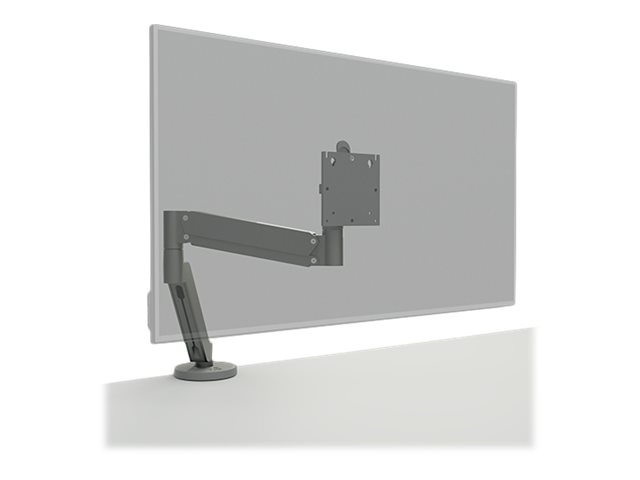 Chief Koncis Single Arm Desk Mount - For Displays 10-32\" - Silver - Mounting kit (arm assembly, arm desk clamp base) - for LCD display - silver - screen size: up to 32\" - clamp mountable, grommet, desk-mountable