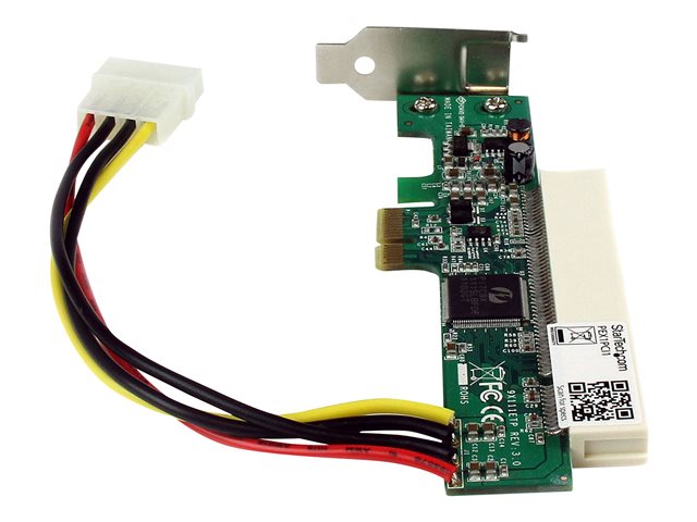 StarTech.com PCI Express to PCI Adapter Card - PCIe to PCI Converter Adapter with Low Profile / Half-Height Bracket (PEX1PCI1) - PCIe x1 to PCI slot adapter