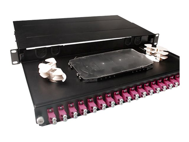 FIBER PANEL 24XDUPLEX LC OM4. 1 stk