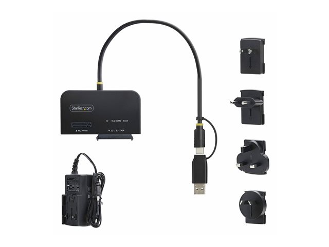 USB to M.2 NVMe and SATA SSD Adapter