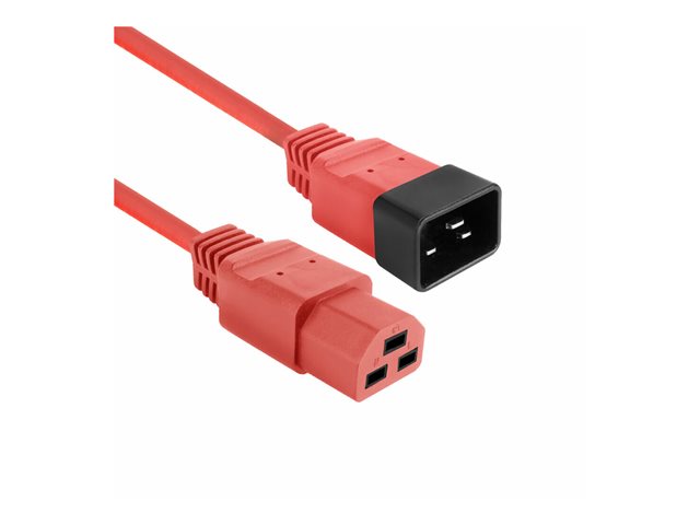 POWERCORD C20 - C21 RD 2.00M. 1 stk