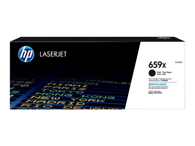 HP 659X - Black - original - LaserJet - toner cartridge (W2010X) - for Color LaserJet Enterprise M856, MFP M776, LaserJet Enterprise Flow MFP M776