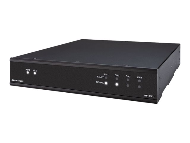 Crestron X-Series AMP-X300 - Amplifier - 4 x 75 Watt - black