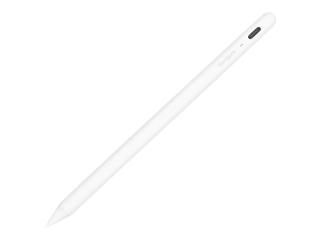 Targus - Active stylus - antimicrobial - white - for Apple 10.2-inch iPad, 10.5-inch iPad Air, 10.9-inch iPad Air, 12.9-inch iPad Pro