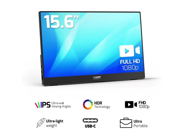 PORTABLE MONITOR 15.6ININ FHD-NON TOUCH