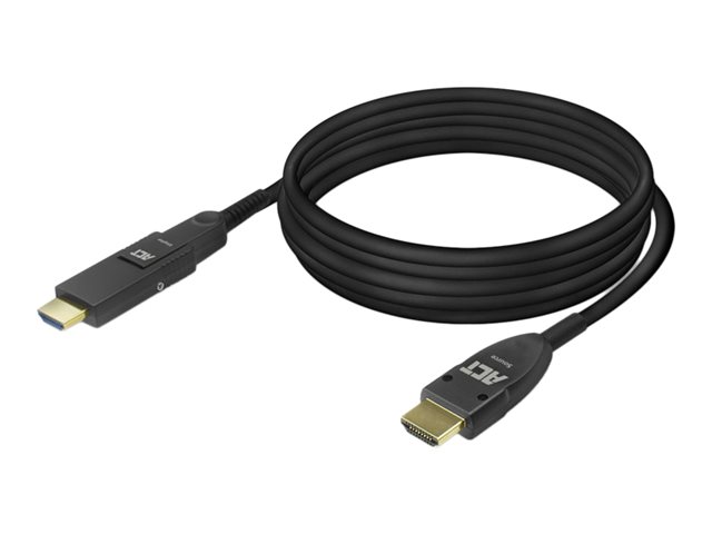 High Speed - HDMI-kabel - HDMI male naar HDMI male afneembaar - 20 m - glasvezel - zwart - Active Optical Cable (AOC), ondersteunt 4K60Hz (3840 x 2160)