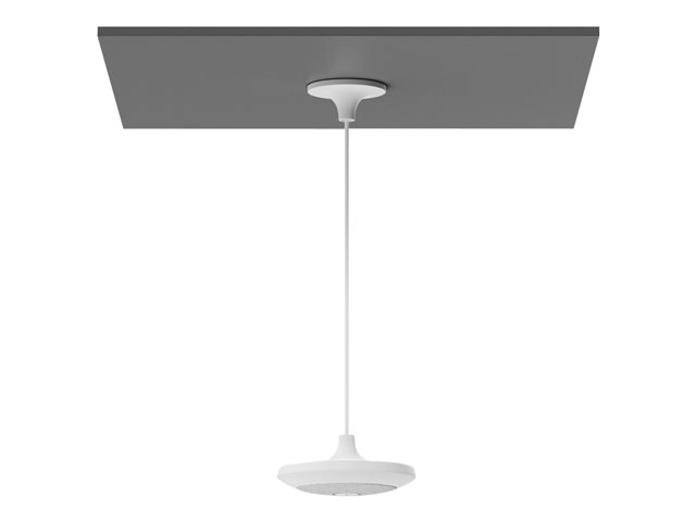 Logitech - Mounting kit (ceiling mount, mic holder) - for microphone - white - ceiling mountable, pendant - for Rally Mic Pod, Room Solution Large