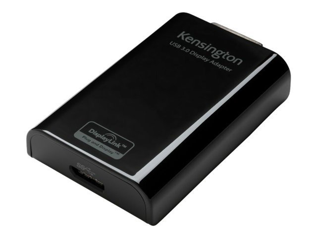 Kensington Universal Multi-Display Adapter - External video adapter - USB 3.0 - DVI - black