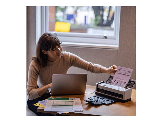 Brother ADS-1300 - Document scanner - Dual CIS - Duplex - A4 - 600 dpi x 600 dpi - up to 30 ppm (mono) / up to 30 ppm (colour) - ADF (20 sheets) - USB 2.0 (Host), USB-C 3.2 Gen 1