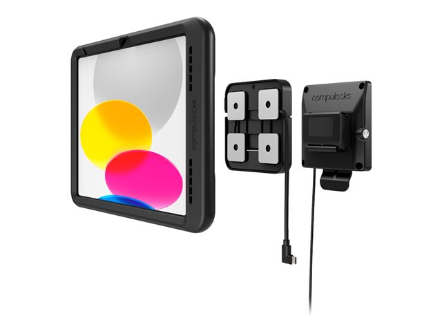 Compulocks iPad 10.9\" 10th Gen PowerMove - Mounting component (enclosure) - for tablet - black - screen size: 10.9\" - for Apple 10.9-inch iPad Wi-Fi, Wi-Fi + Cellular