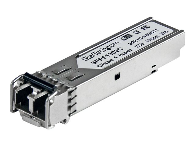 StarTech.com Cisco GLC-FE-100FX Compatible SFP Module, 100BASE-FX, 100Mbps Multimode Fiber MMF Optic Transceiver, 100 Mbps, LC Connector, 2km, 1310nm, DDM, Cisco ASR920, IE2000, IE4000 - Lifetime Warranty (SFPF1302C) - SFP (mini-GBIC) transceiver module - 100Mb LAN - 100Base-FX - LC multi-mode - up to 2 km - 1310 nm