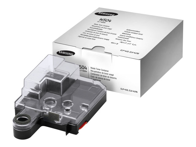 Samsung CLT-W504 - Black, yellow, cyan, magenta - waste toner collector - for Samsung CLP-415, CLX-4195, MultiXpress SL-C1453, C1454, Xpress SL-C1404, C1810, C1860