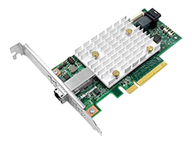 MicroSemi SmartHBA2100-4i4e - Storage controller (RAID) - 8 Channel - SATA 6Gb/s / SAS 12Gb/s low profile - 12 Gbit/s - RAID 0, 1, 5, 10 - PCIe 3.0 x8 - for Workstation Z4 G4, Z6 G4, Z8 G4