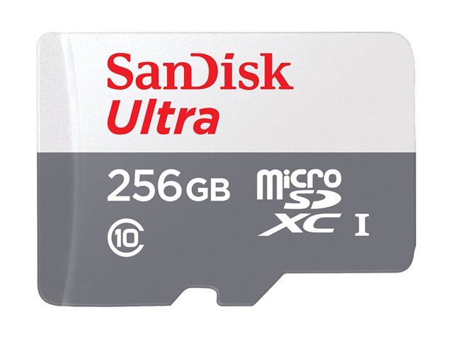 SanDisk Ultra - Flash memory card - 256 GB - Class 10 - microSDXC UHS-I