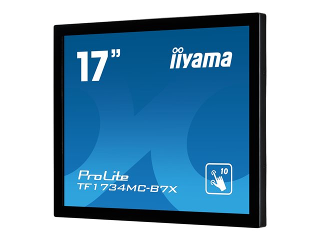 iiyama ProLite TF1734MC-B7X - LED monitor - 17\" - open frame - touchscreen - 1280 x 1024 - TN - 350 cd/m² - 1000:1 - 5 ms - HDMI, VGA, DisplayPort - black