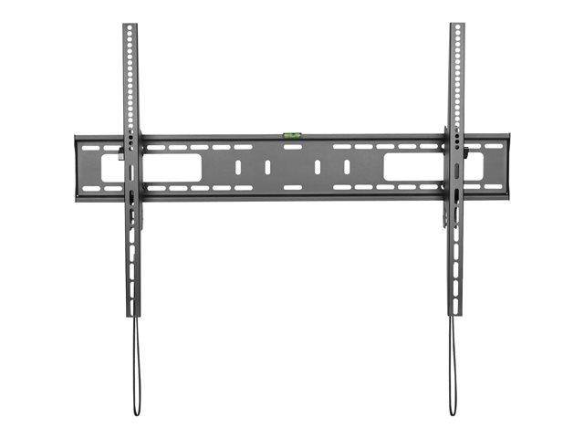 StarTech.com TV Wall Mount supports 60-100 inch VESA Displays (165lb/75kg), Heavy Duty Tilting Universal TV Wall Mount, Adjustable Mounting Bracket for Large Flat Screens, Low Profile - Slim TV Wall Mount (FPWTLTB1) - Bracket - for TV - plastic, steel - black - screen size: 60\"-100\" - wall-mountable
