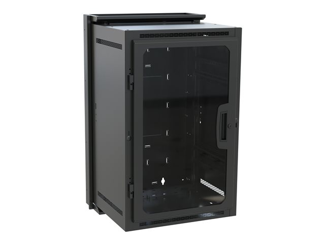 Middle Atlantic DWR - Rack - wall mountable - black - 18U - 19\" - TAA Compliant