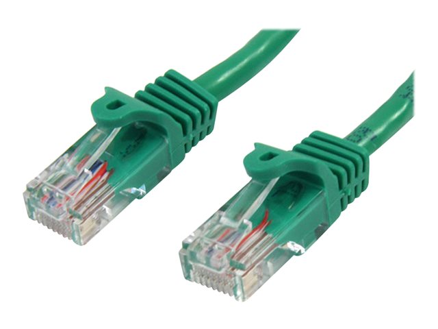 StarTech.com 3m Green Cat5e / Cat 5 Snagless Patch Cable - Patch cable - RJ-45 (M) to RJ-45 (M) - 3 m - UTP - CAT 5e - molded, snagless - green