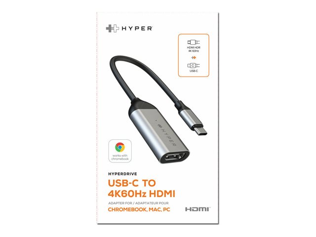 HyperDrive - Adapter - USB-C male to HDMI female - 4K60Hz support