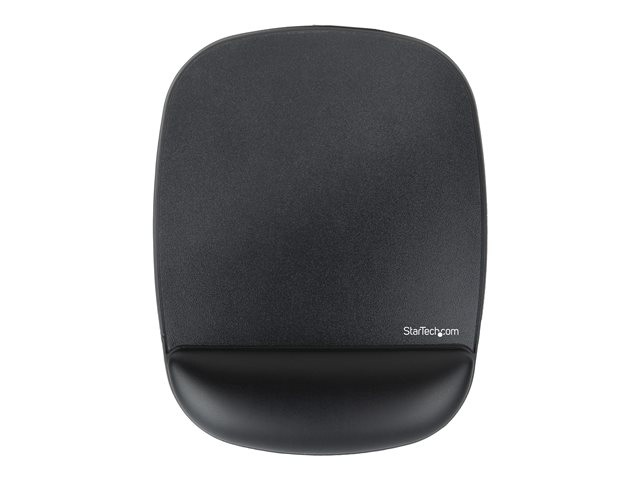 StarTech.com Mouse Pad with Hand rest, 6.7x7.1x 0.8 in (17x18x2cm), Ergonomic Mouse Pad with Wrist Support, Desk Wrist Pad w/ Non-Slip PU Base for Office/Home/Computer/Laptop - Cushioned Gel Mouse Pad w/ Palm Rest - Mouse pad with wrist pillow - blac