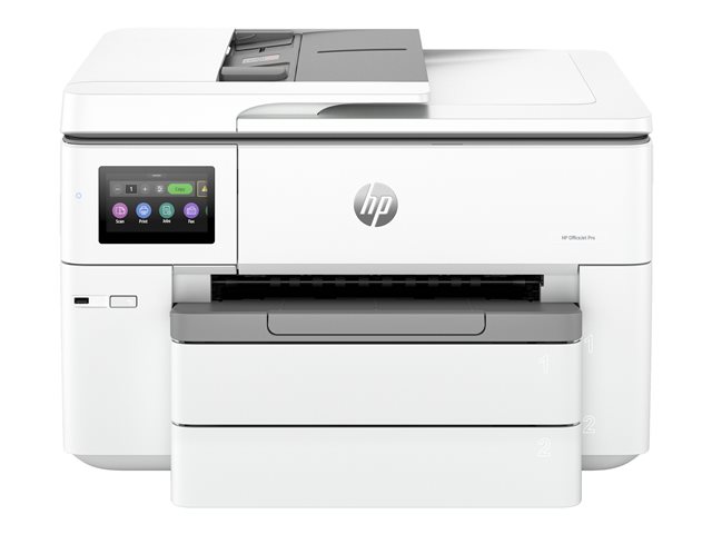 HP Officejet Pro 9730e Wide Format All-in-One - Multifunction printer - colour - ink-jet - A3/Ledger (297 x 432 mm) (original) - A3 (media) - up to 18 ppm (copying) - up to 22 ppm (printing) - 250 sheets - USB 2.0, LAN, Wi-Fi(ac), USB 2.0 host, Bluetooth - cement