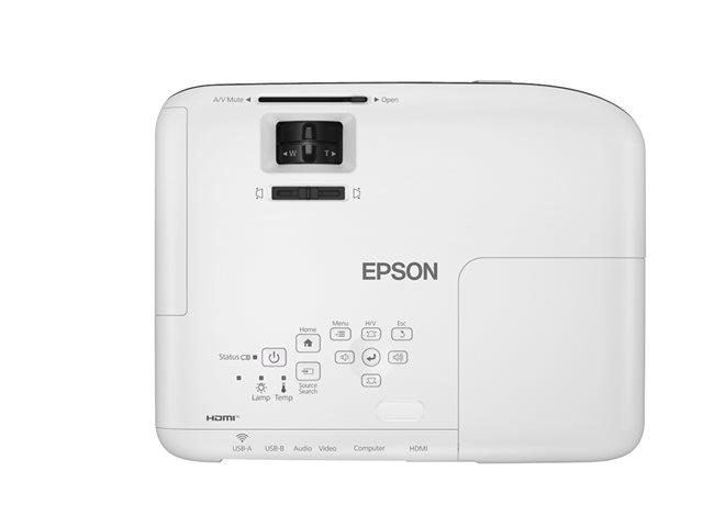 Epson EB-W51 - 3LCD projector - portable - 4000 lumens (white) - 4000 lumens (colour) - WXGA (1280 x 800) - 16:10 - 720p