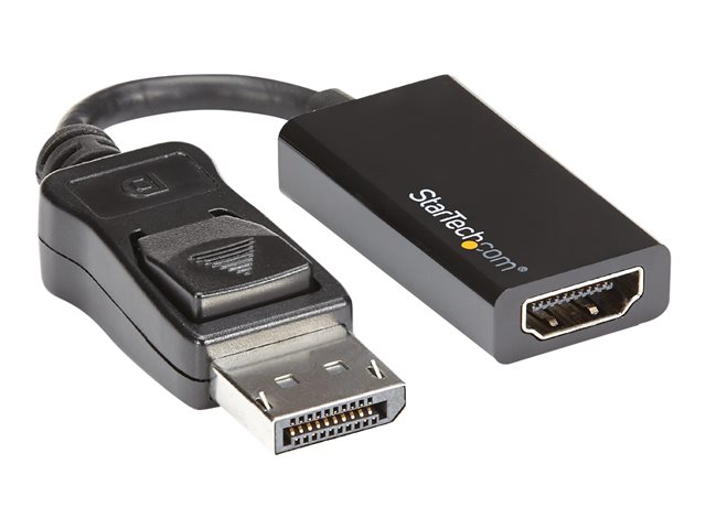 StarTech.com DisplayPort to HDMI Adapter - DP to HDMI - 4K 60Hz (DP2HD4K60S) - Video converter - DisplayPort - HDMI - for P/N: DK30C2DAGPD, TB32DP14, TB32DP2T, TB3DK2DHV, TB3DK2DHVUE