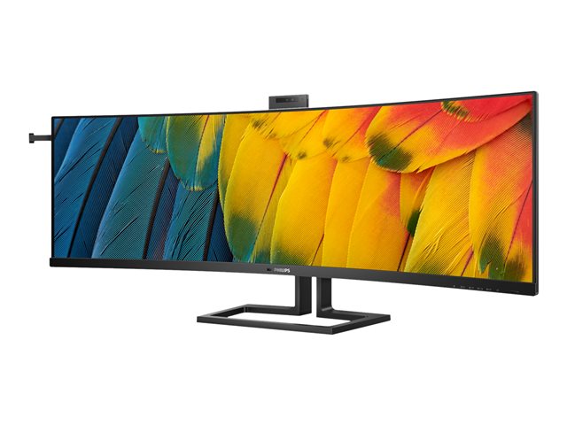 Philips 45B1U6900CH - 6000 Series - LED monitor - curved - 45\" (44.5\" viewable) - 5120 x 1440 Dual Quad HD @ 75 Hz - VA - 450 cd/m² - 3000:1 - DisplayHDR 400 - 4 ms - 2xHDMI, DisplayPort, 2xUSB-C - speakers - black
