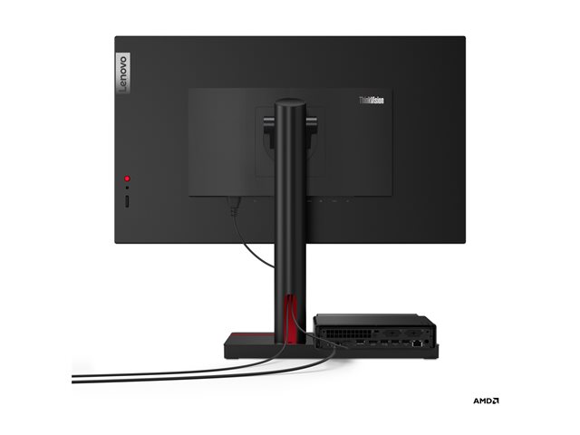 ThinkCentre M75q Gen 5, AMD Ryzen™ 5 8500GE (3.40GHz, 16MB), W11P64 EMEA WE (EN/FR/DE/IT/NL), 16.0GB, 1x512GB SSD M.2 2280 PCIe Gen4 TLC Opal, AMD Radeon™ 740M,BT 5.3,RZ616 2x2 AX, 65W, 1YR Premier NBD, USB, Traditional, Black-English (Euro), USB Cal