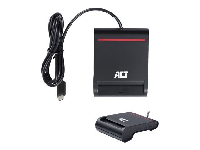 SMART-kaartlezer - USB-C - zwart