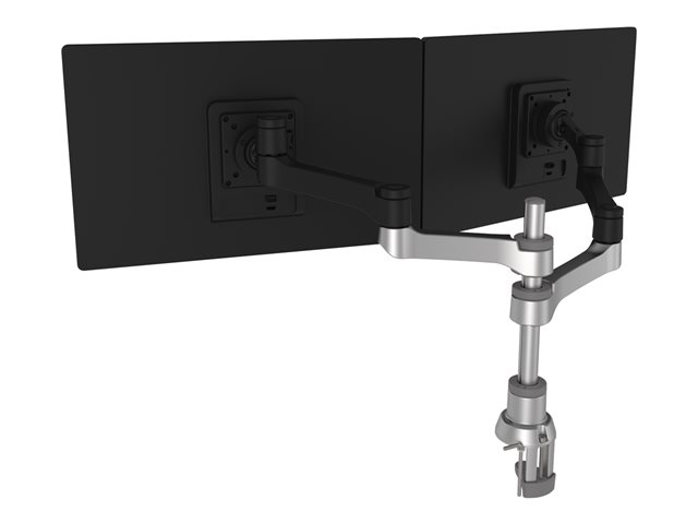 Zepher 4 Twin Monitor Arm  adjustable  silver