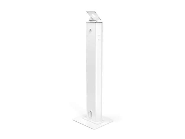 Compulocks VESA Brandable Floor Stand - Stand - for tablet - aluminium - white - floor-standing