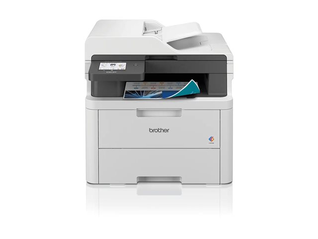 Brother DCP-L3560CDW - Multifunction printer - colour - LED - A4/Legal (media) - up to 26 ppm (copying) - up to 26 ppm (printing) - 250 sheets - USB 2.0, Wi-Fi(n), Gigabit LAN