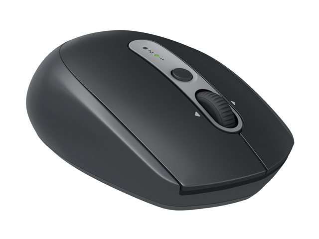 Logitech M590 Silent - Mouse - right-handed - optical - 7 buttons - wireless - Bluetooth, 2.4 GHz - USB wireless receiver - mid grey tonal