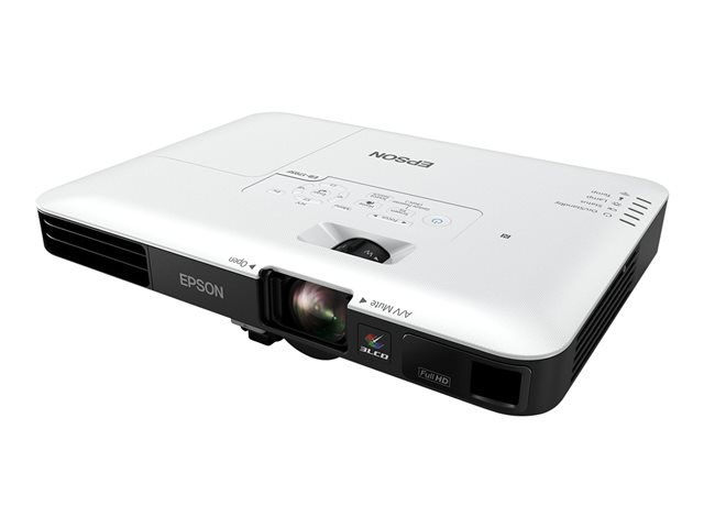 Epson EB-1795F - 3LCD projector - portable - 3200 lumens (white) - 3200 lumens (colour) - Full HD (1920 x 1080) - 16:9 - 1080p - 802.11n wireless / NFC / Miracast - black, white
