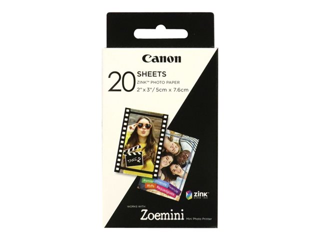 Canon ZP-2030 - 20 sheet(s) photo paper - for Canon Zoemini, iNSPiC [P] PV-123A, Zoemini C, S, S2