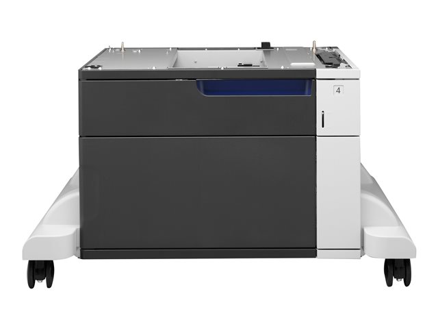 HP Paper Feeder and Stand - Printer base with media feeder - 500 sheets in 1 tray(s) - for Color LaserJet Enterprise M855dn, M855x+, M855x+ NFC/Wireless direct, M855xh