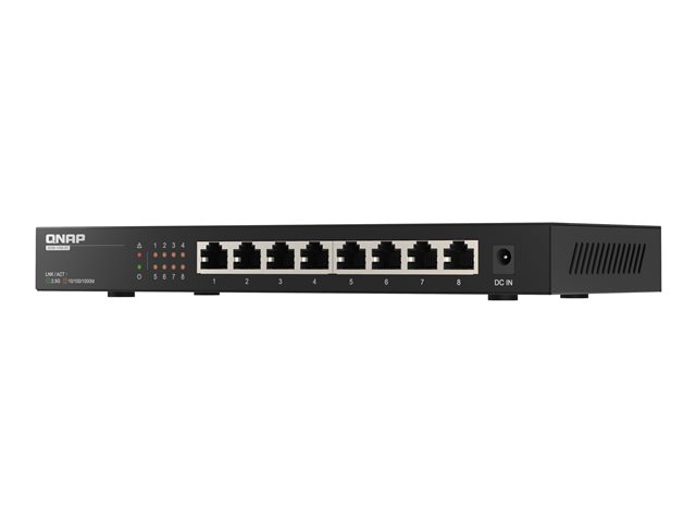 QNAP QSW-1108-8T - Switch - unmanaged - 8 x 10/100/1000/2.5G - desktop