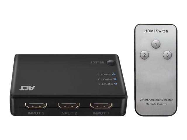 3 x 1 HDMI switch 4K@30Hz USB powered