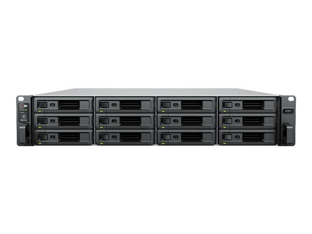 Synology SA3410 - NAS server - 12 bays - rack-mountable - SATA 6Gb/s / SAS - RAID RAID F1, JBOD, RAID 0, 1, 5, 6, 10 - RAM 16 GB - Gigabit Ethernet / 10 Gigabit Ethernet - iSCSI support - 2U