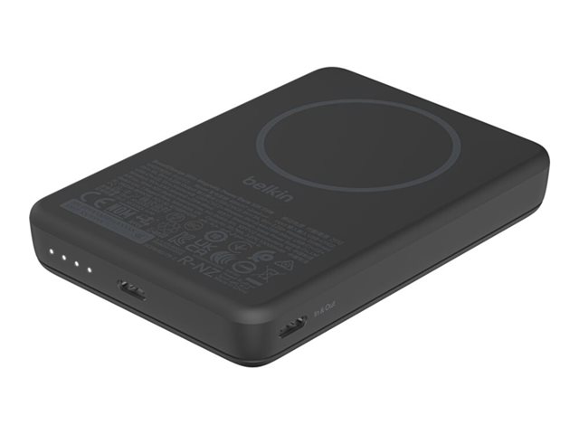 BOOSTCHARGE 10k 7.5w Slim Magnetic  Powerbank wit Mag'cessory, Black