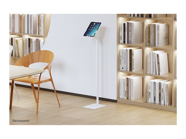 Neomounts FL15-625WH1 - Stand - for tablet - lockable - steel - white - screen size: 7.9\" - 11\" - floor mountable