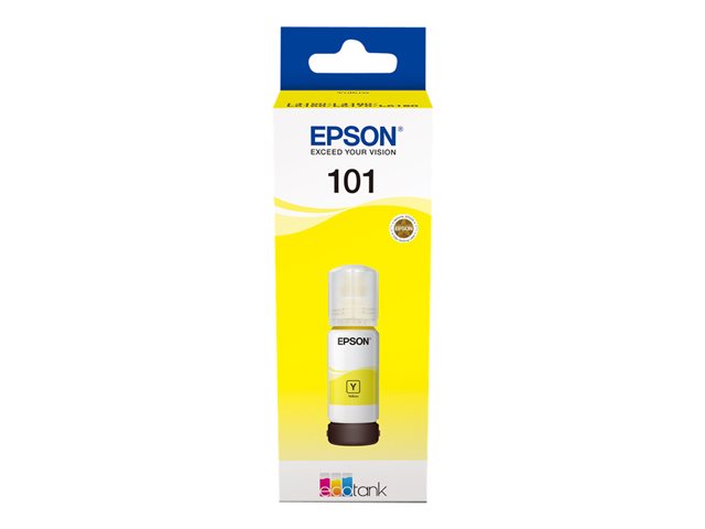 Epson 101 - 70 ml - yellow - original - ink tank - for Epson L4260, L4266, L6190, L6260, L6270, L6276, L6290, EcoTank L14150, L6290