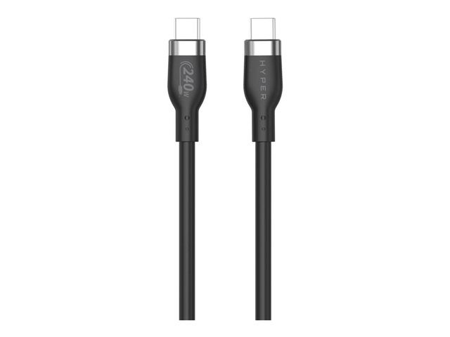 HyperJuice - USB cable - 24 pin USB-C (M) to 24 pin USB-C (M) - USB 2.0 - 1 m - USB Power Delivery (240W), extended power range (EPR) 