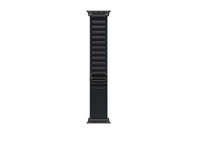Apple Watch Ultra 3 GPS + Cellular 49mm Black Titanium Case with Black Alpine Loop - Large