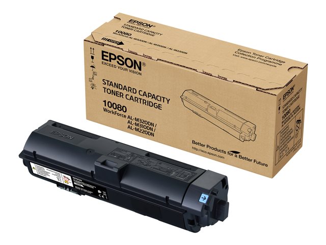 Epson S110080 - Black - original - toner cartridge - for WorkForce AL-M310DN, AL-M310DTN, AL-M320DN, AL-M320DTN
